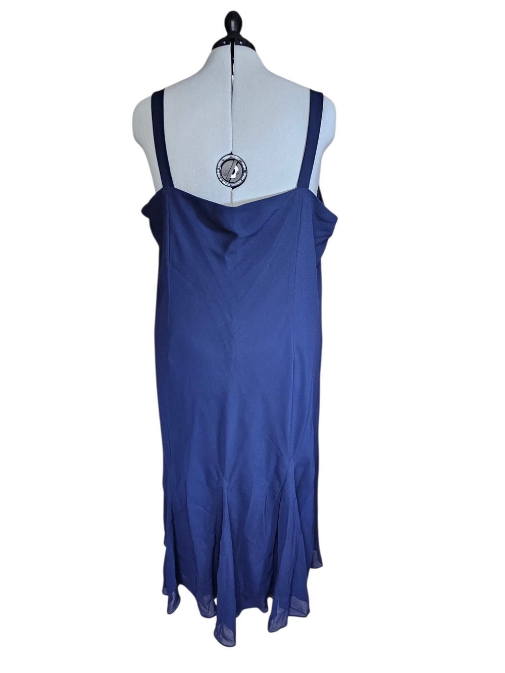 Catherines Navy Blue Embellished Maxi Dress Set - Picture 5 of 6